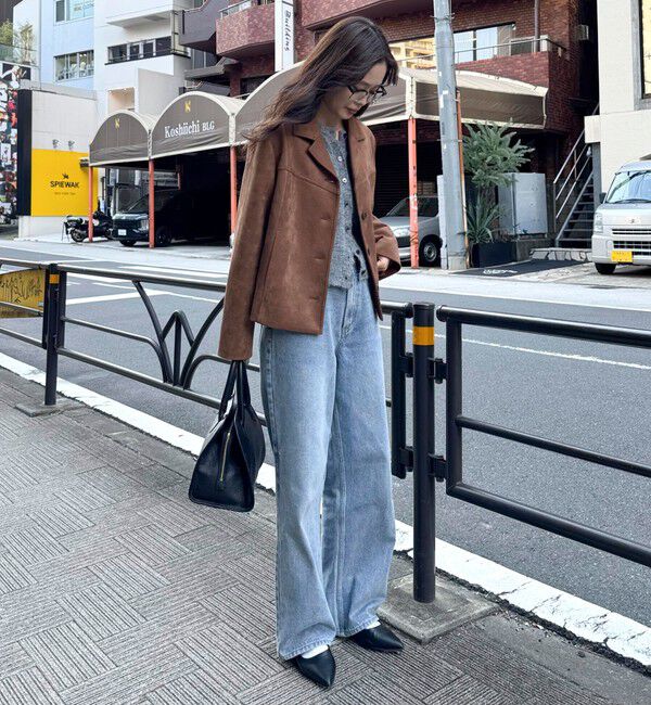 fredy emue「フェイクスエードジャケット」|テーラードジャケット|