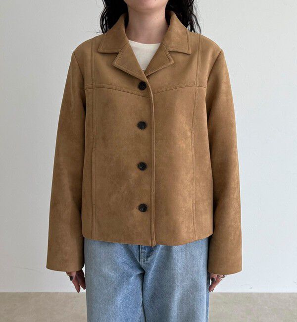 fredy emue「フェイクスエードジャケット」|テーラードジャケット|