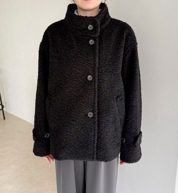 fredy emue「ループシャギースタンドカラーコート」|その他|