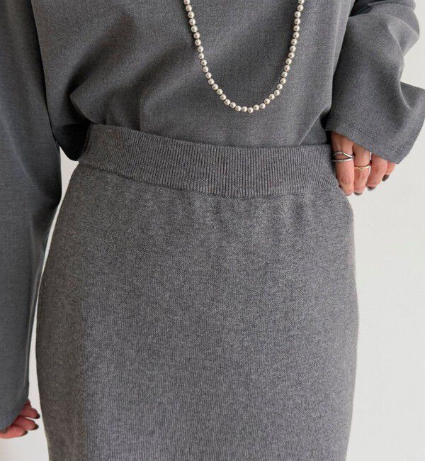 fredy emue「rib knit skirt&pants」|チノ|