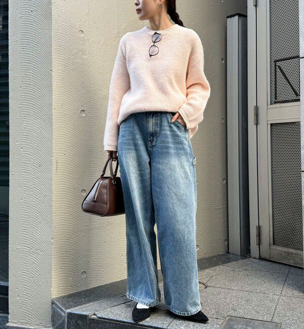 fredy emue「ミドル丈片畦ニットプルオーバー」|ニット・セーター|