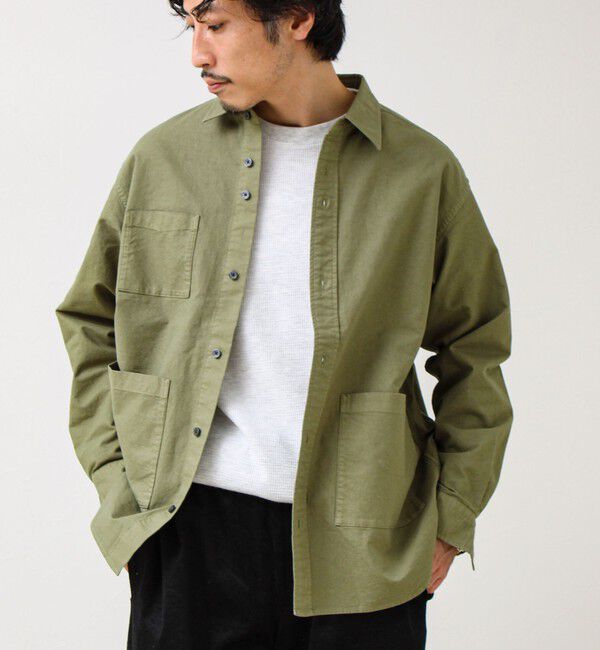 GLOSTER「【ユーティリティシャツ】ダックポケットシャツ」|シャツ・ブラウス|