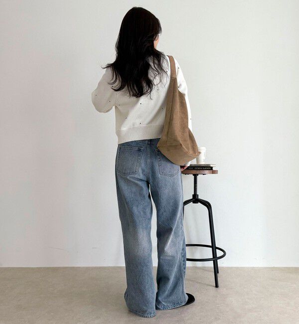 fredy emue「ハンド刺しゅうハートZIPカーディガン」|カーディガン|