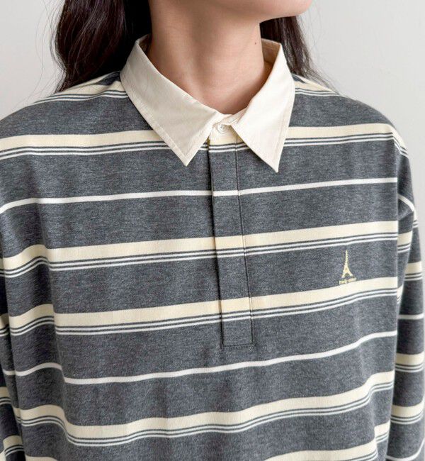 fredy emue「マルチボーダーラガーロンTシャツ」|Tシャツ・カットソー|