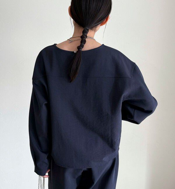 fredy emue「【セットアップ対応】パウダリーツイルコクーンブラウス」|シャツ・ブラウス|