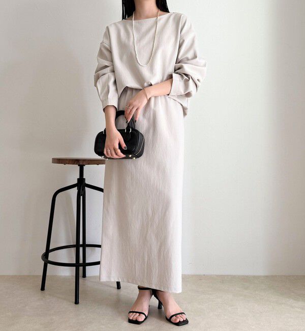 fredy emue「【セットアップ対応】パウダリーツイルコクーンブラウス」|シャツ・ブラウス|