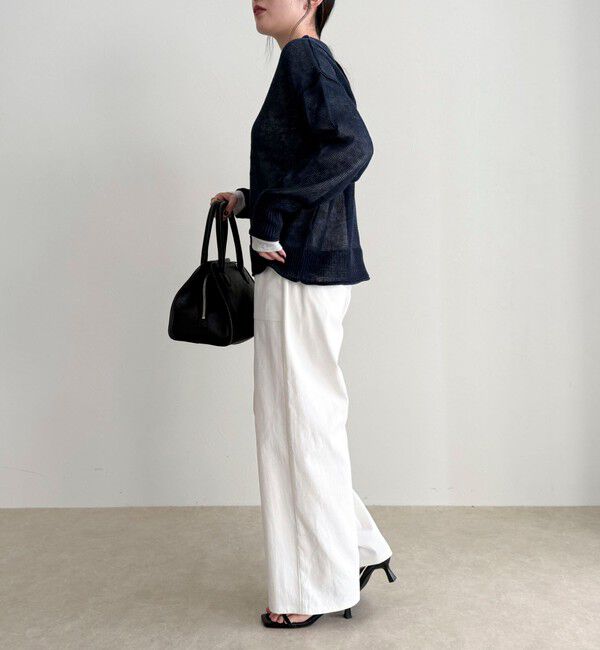 fredy emue「LINEN100ニットプルオーバー」|ニット・セーター|