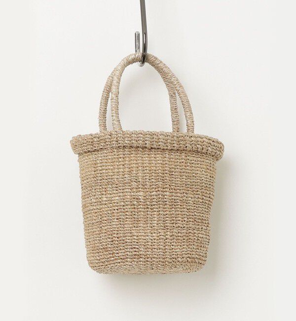 fredy emue「【BAGMATI/バグマティ】キャット刺繍アバカミニトートバッグ」|かごバッグ|