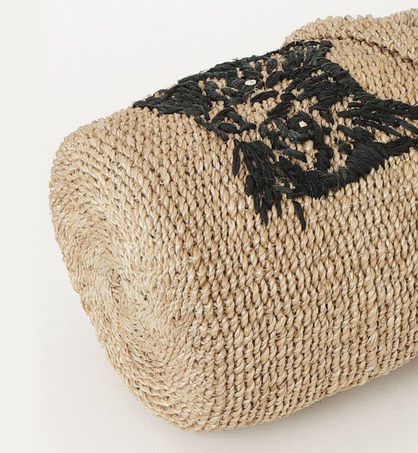 fredy emue「【BAGMATI/バグマティ】キャット刺繍アバカミニトートバッグ」|かごバッグ|