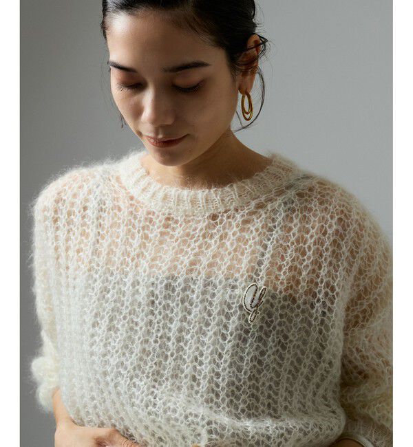 SALON adam et rope'「刺繍ワッペンブローチ＜Y＞」|ブローチ・コサージュ|