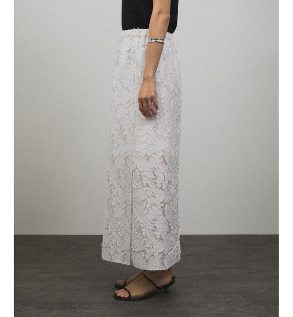 SALON adam et rope'「エルブジャガードスリットナロースカート」|スカート|