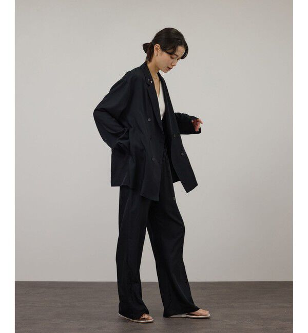 SALON adam et rope'「アセテートツイルダブルジャケット / セットアップ対応」|テーラードジャケット|