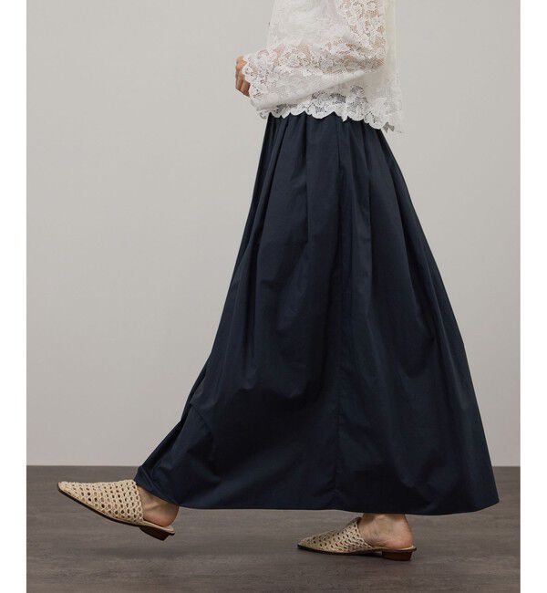 SALON adam et rope'「コーティングギャザータックスカート / セットアップ対応」|スカート|