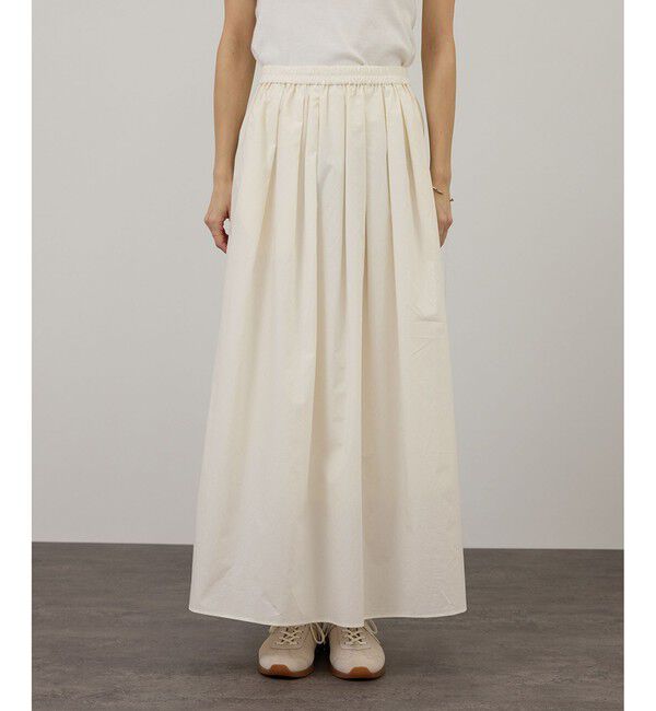 SALON adam et rope'「コーティングギャザータックスカート / セットアップ対応」|スカート|