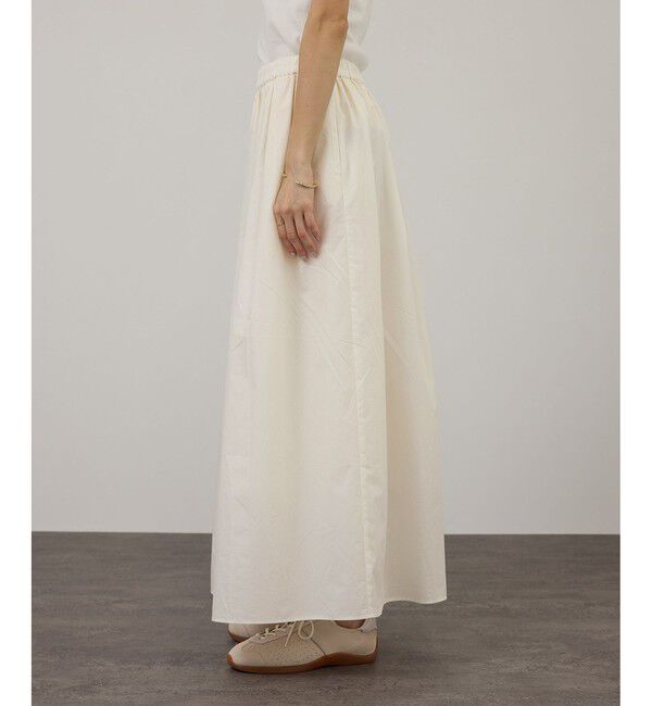 SALON adam et rope'「コーティングギャザータックスカート / セットアップ対応」|スカート|