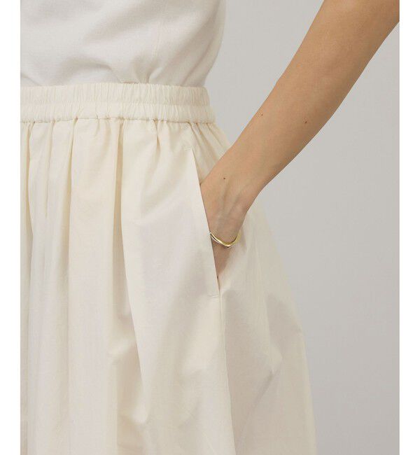 SALON adam et rope'「コーティングギャザータックスカート / セットアップ対応」|スカート|