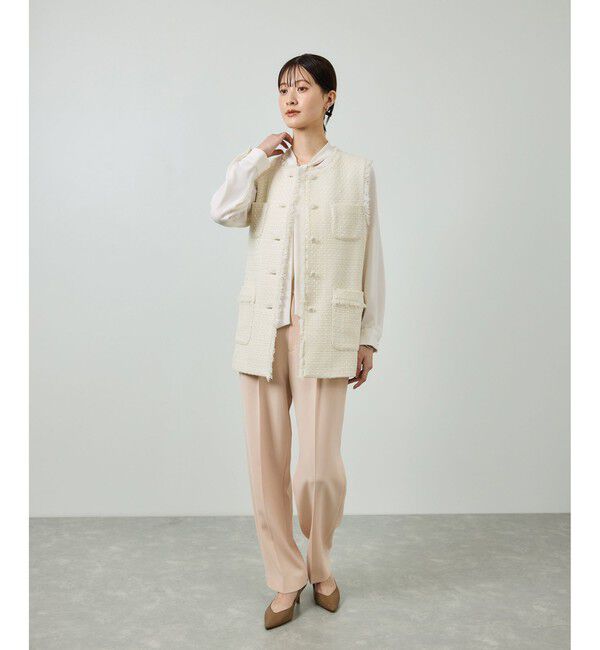 ROPE「ミックスツイードジレベスト」|ベスト・ジレ|