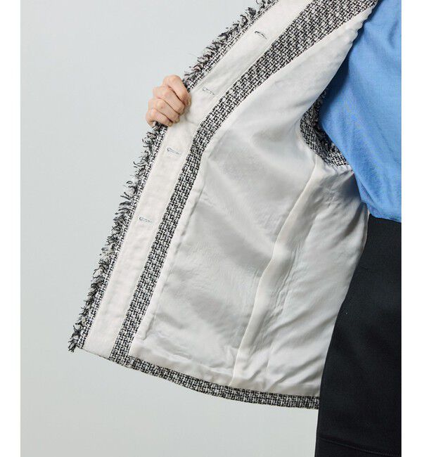 ROPE「ミックスツイードジレベスト」|ベスト・ジレ|