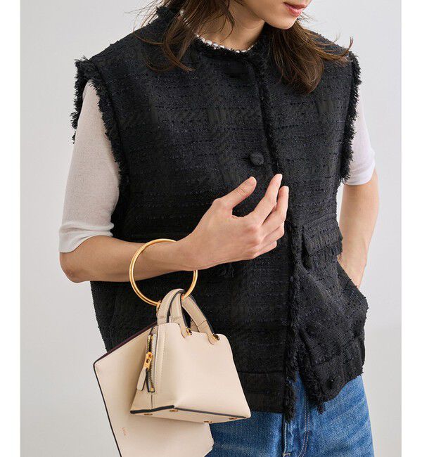 ROPE「サマーツイードジレ」|ベスト・ジレ|