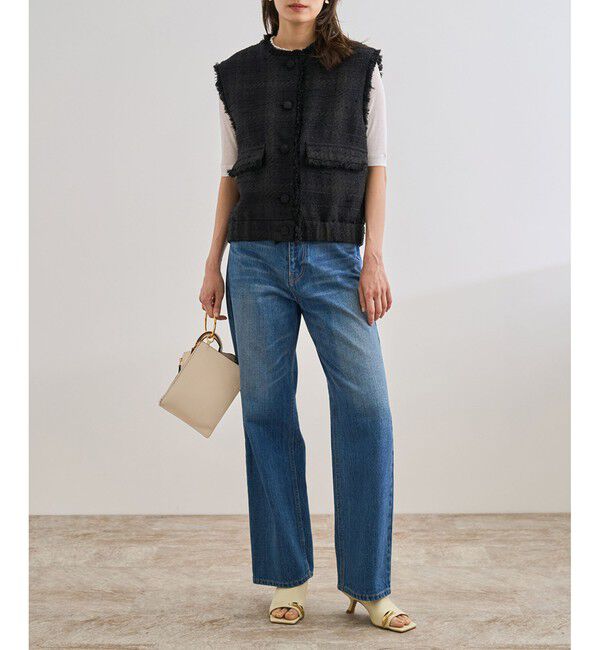 ROPE「サマーツイードジレ」|ベスト・ジレ|