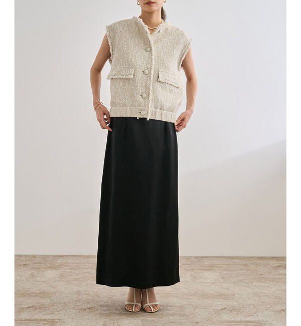 ROPE「サマーツイードジレ」|ベスト・ジレ|