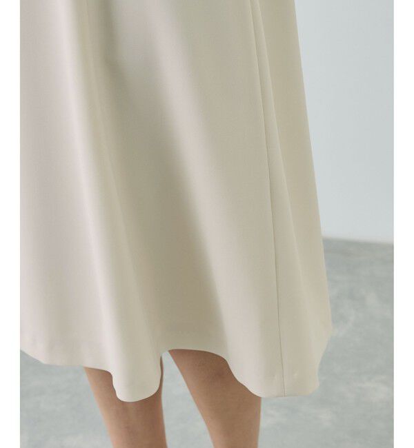 ROPE「トリアセダブルクロス セミフレアーワンピース/セットアップ対応・イージーケア・26SS」|ワンピース|