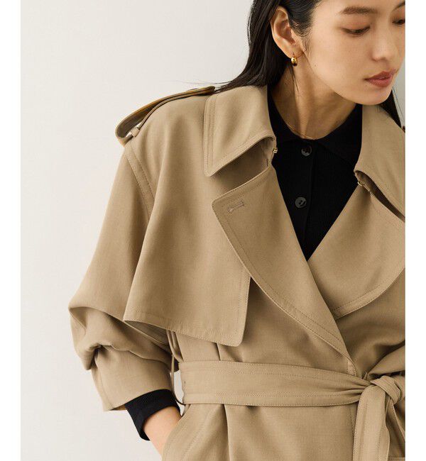 ROPE「【MANTECO(マンテコ)】テンセルウール スプリングトレンチコート」|トレンチコート|