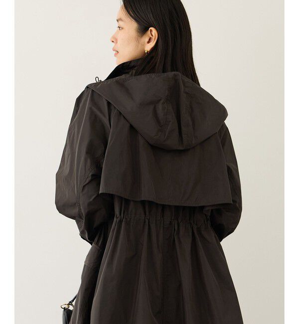ROPE「【撥水】タフタフーデッドロング丈スプリングコート」|その他|