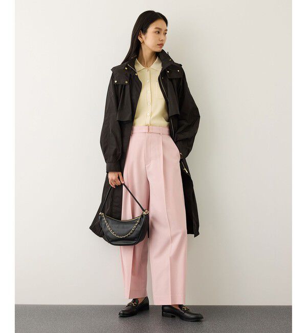 ROPE「【撥水】タフタフーデッドロング丈スプリングコート」|その他|