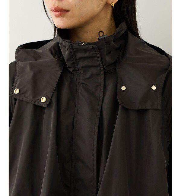 ROPE「【撥水】タフタフーデッドロング丈スプリングコート」|その他|