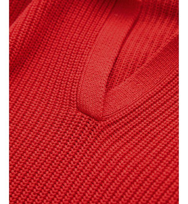 ROPE「オーガニックコットンポロ襟プルオーバー/イージーケア」|ニット・セーター|