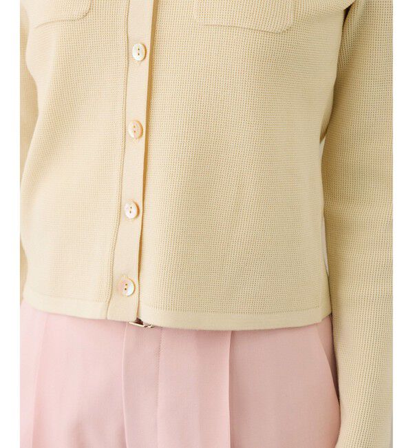 ROPE「ポロニットカーディガン/イージーケア」|カーディガン|