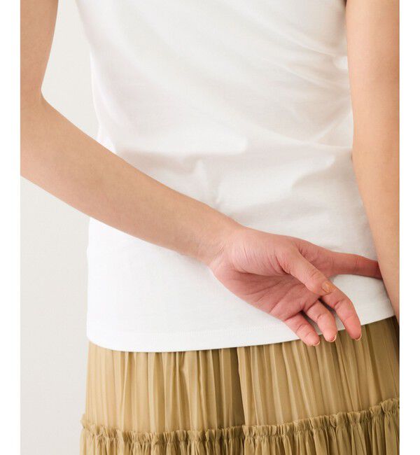 ROPE「【Lala Vie(ララヴィ)】別注カップ付きキャミソール(巾着付き)/イージーケア」|キャミソール|