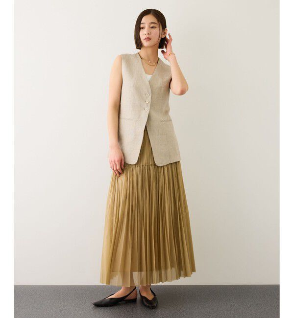 ROPE「【Lala Vie(ララヴィ)】別注カップ付きキャミソール(巾着付き)/イージーケア」|キャミソール|