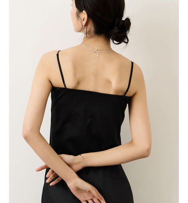 ROPE「【Lala Vie(ララヴィ)】別注カップ付きキャミソール(巾着付き)/イージーケア」|キャミソール|