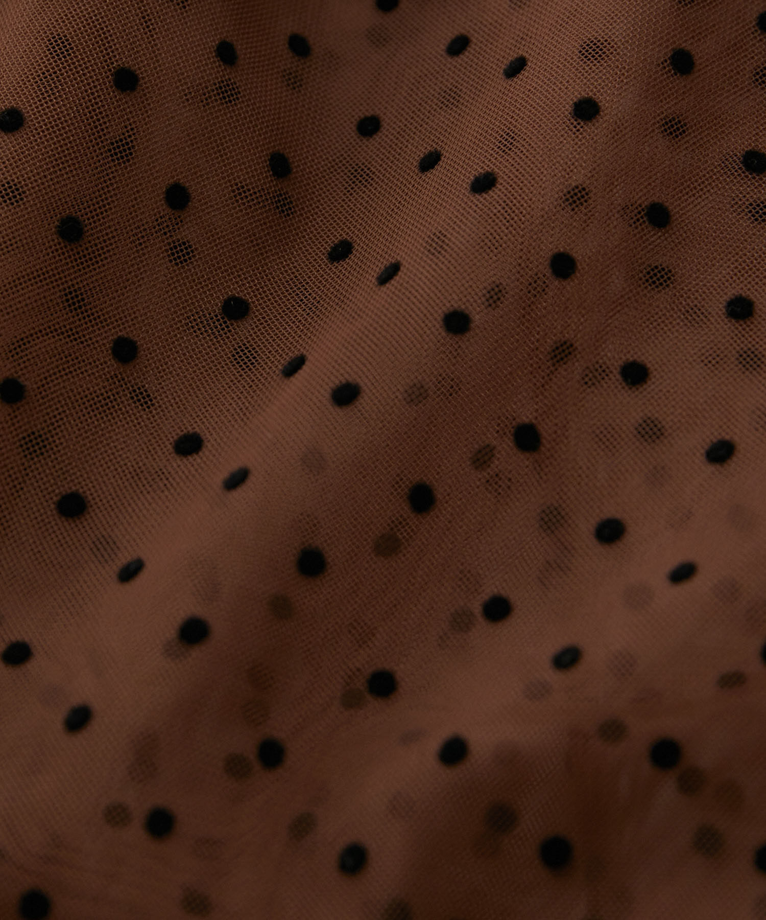 VIS「フロッキードットチュールチュニック」|シャツ・ブラウス|