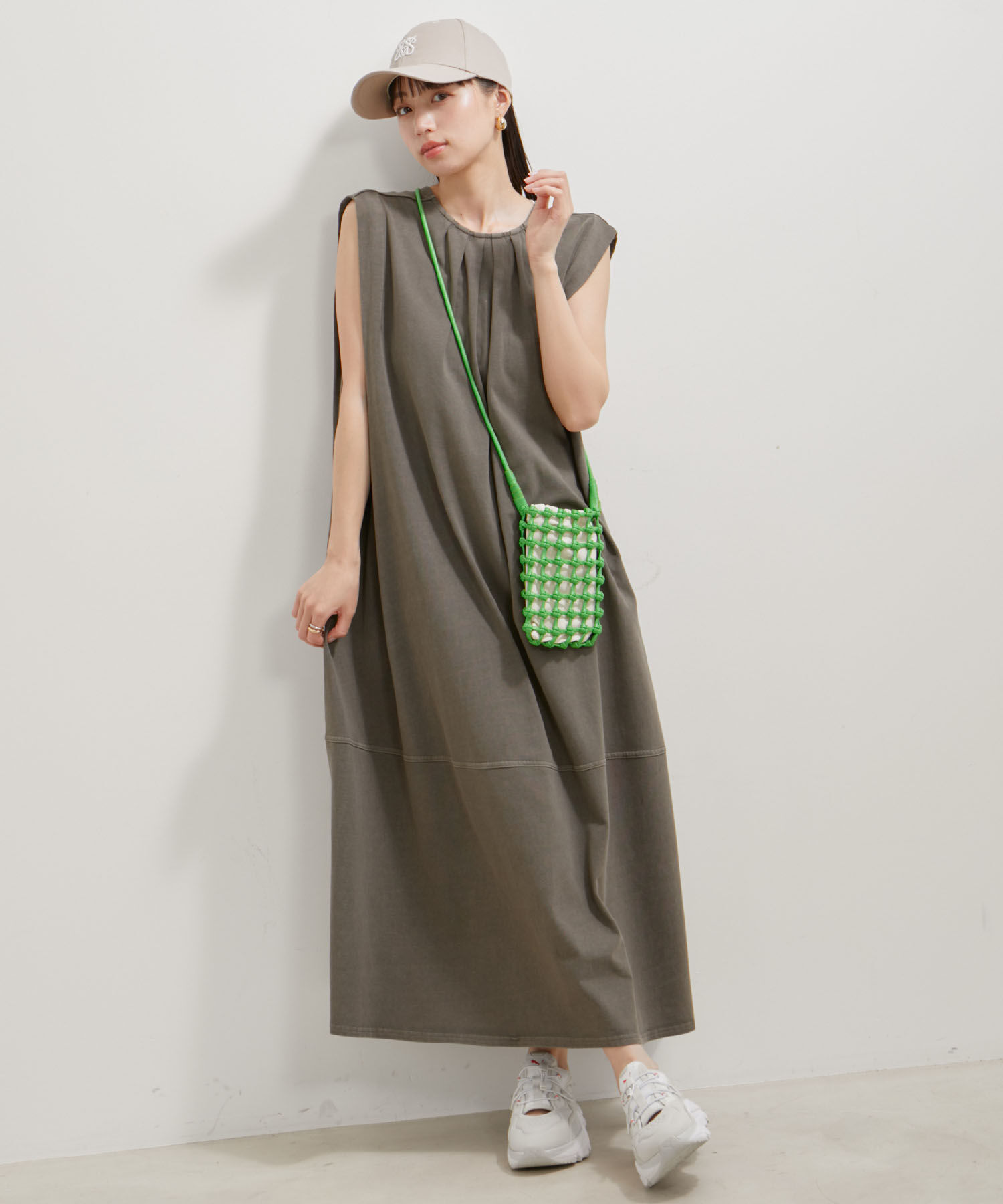 VIS「巾着付きメッシュミニショルダーバッグ」|ショルダー・メッセンジャー|