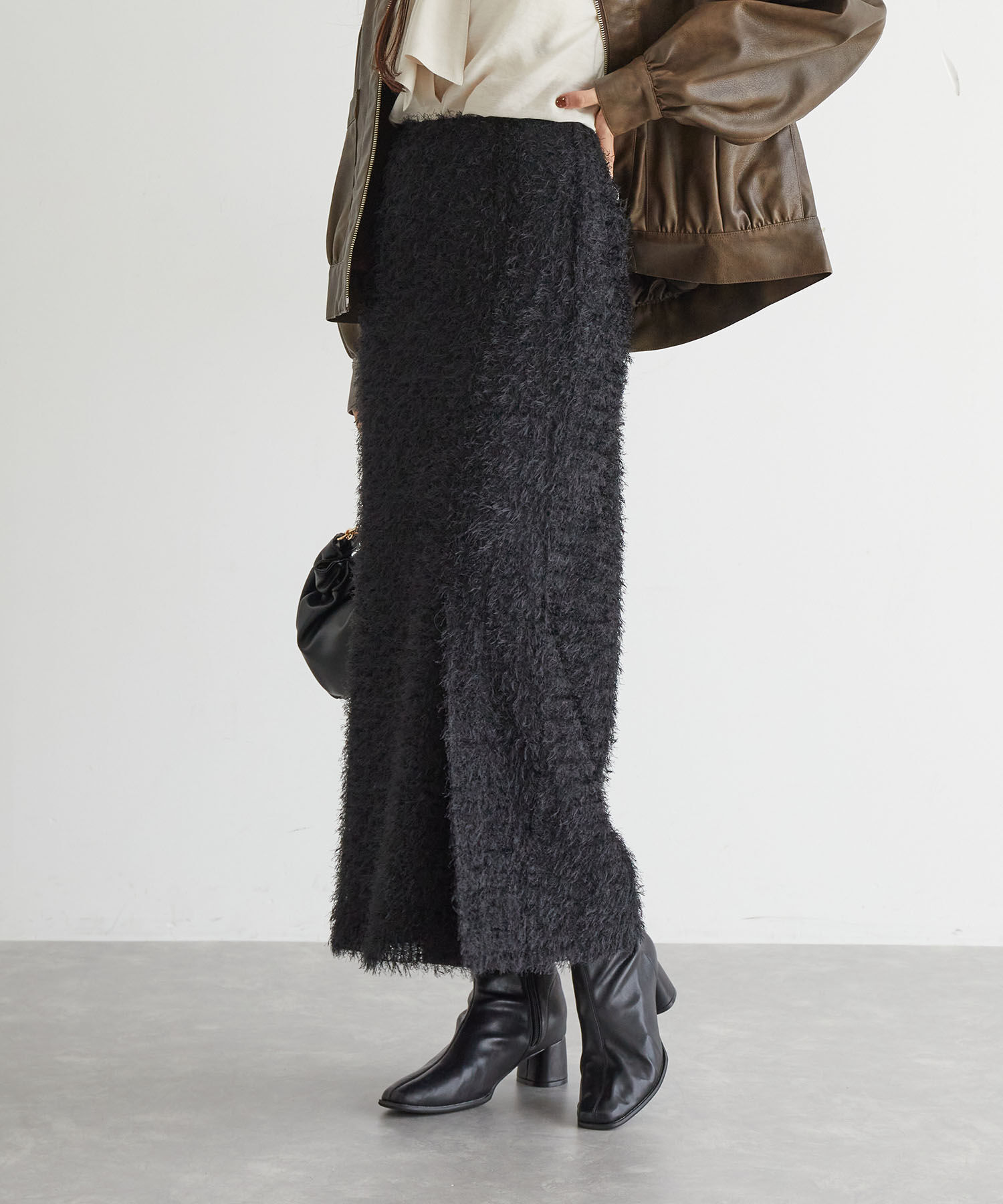 VIS「【洗える】フェザーチュールスカート」|スカート|