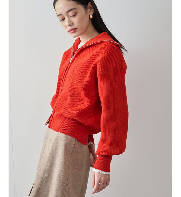 VIS「Wジップハイネックニットカーディガン」|カーディガン|