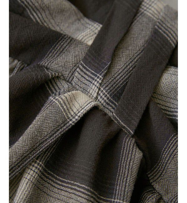 VIS「オンブレチェックリボンビスチェ」|キャミソール|