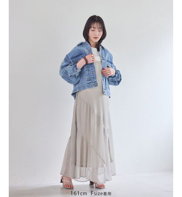 VIS「ボリュームスリーブデニムジャケット/Gジャン」|デニムジャケット|