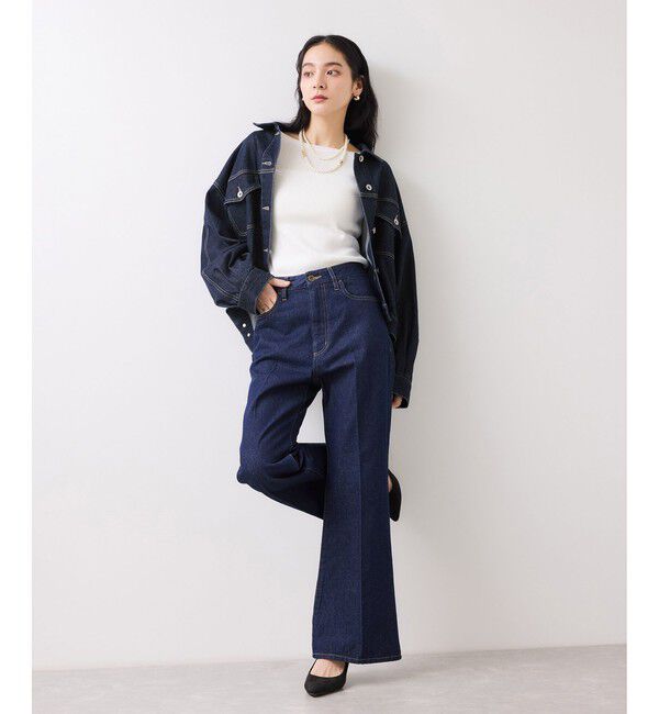 VIS「ボリュームスリーブデニムジャケット/Gジャン」|デニムジャケット|