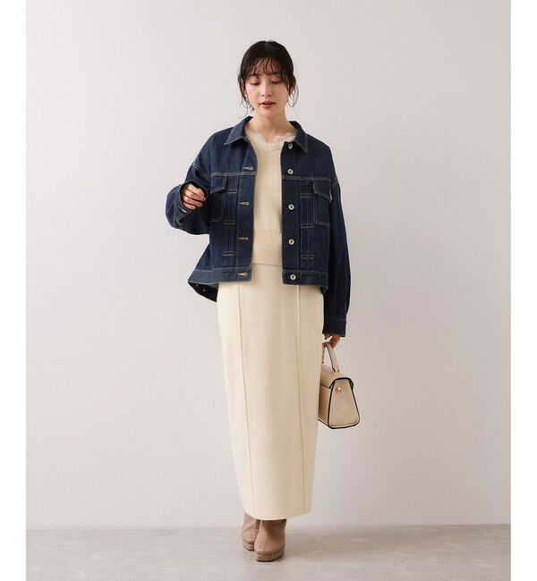 VIS「ボリュームスリーブデニムジャケット/Gジャン」|デニムジャケット|