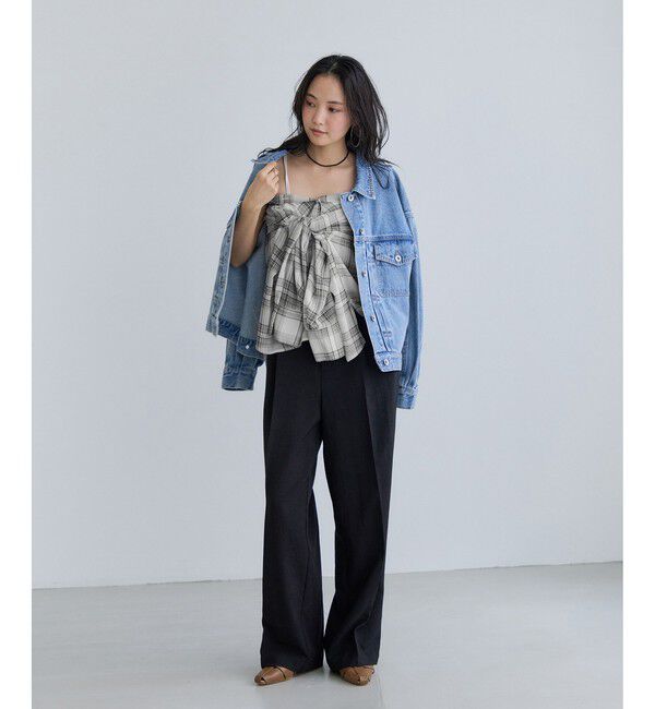 VIS「ボリュームスリーブデニムジャケット/Gジャン」|デニムジャケット|