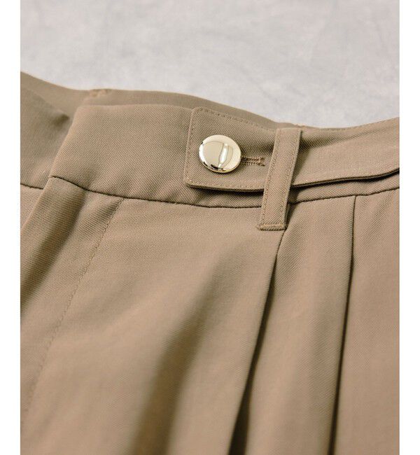 VIS「ツータックワイドパンツ/イージーケア」|チノ|