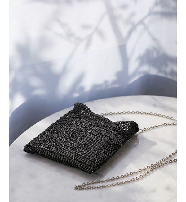 ROPE PICNIC PASSAGE「メタリックヤーンミニチェーンショルダーバッグ」|ショルダー・メッセンジャー|