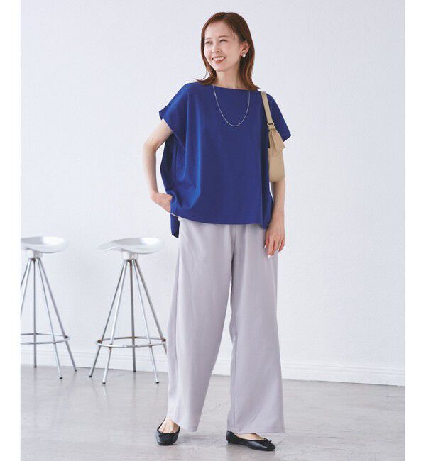 Rope&rsquo;Picnic「マルチファンクション二の腕すっきり見えカットトップス」|Tシャツ・カットソー|