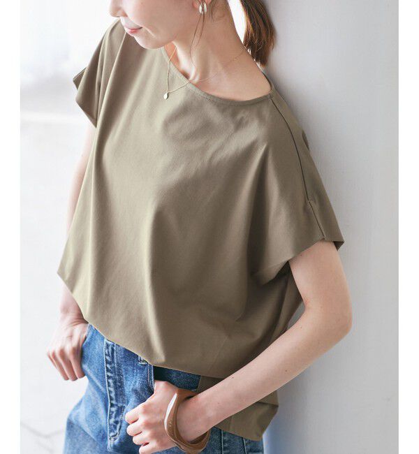 Rope&rsquo;Picnic「マルチファンクション二の腕すっきり見えカットトップス」|Tシャツ・カットソー|