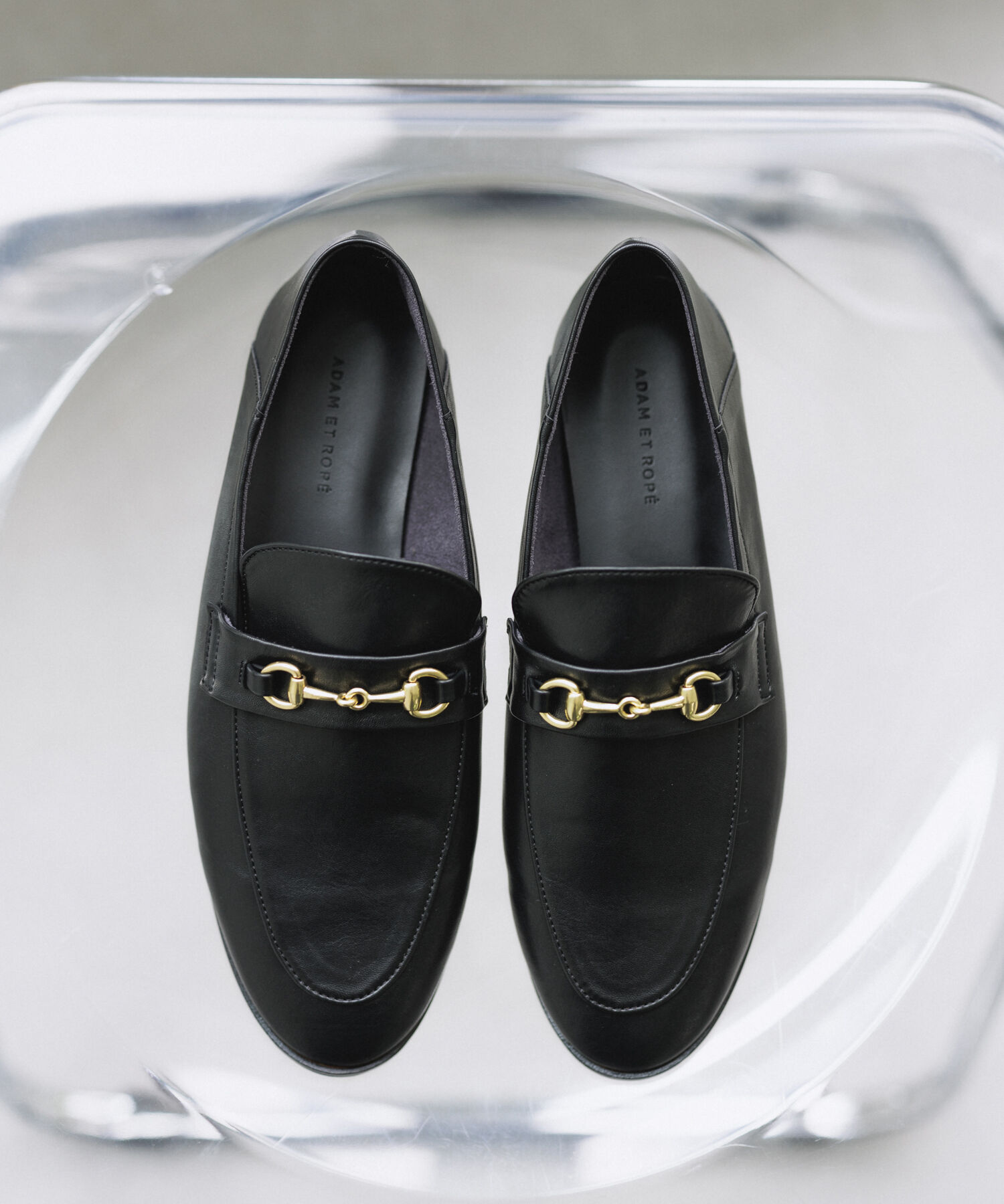 ADAM ET ROPE'「【サステナブル】ソフトビットローファー」|ローファー|ブラック(01)