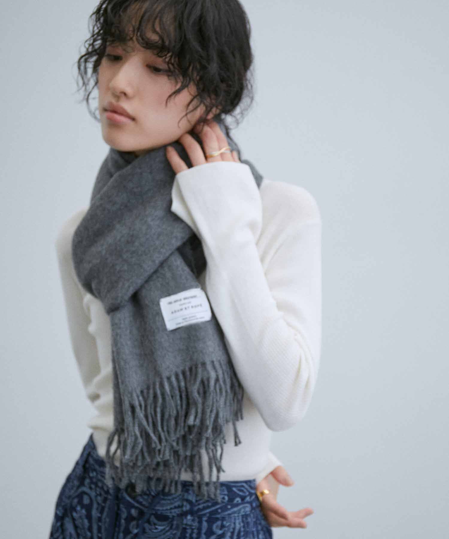 ADAM ET ROPE'「【THE INOUE BROTHERS together with ADAM ET ROPE'】大判ストール / UNISEX」|マフラー|